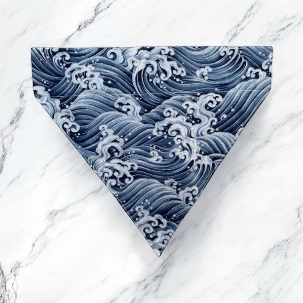 DOG Bandana - Waves - Size L Large